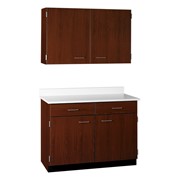 2-Door Wall Unit & 2-Door/2-Drawer Base Unit Cabinet Suite
